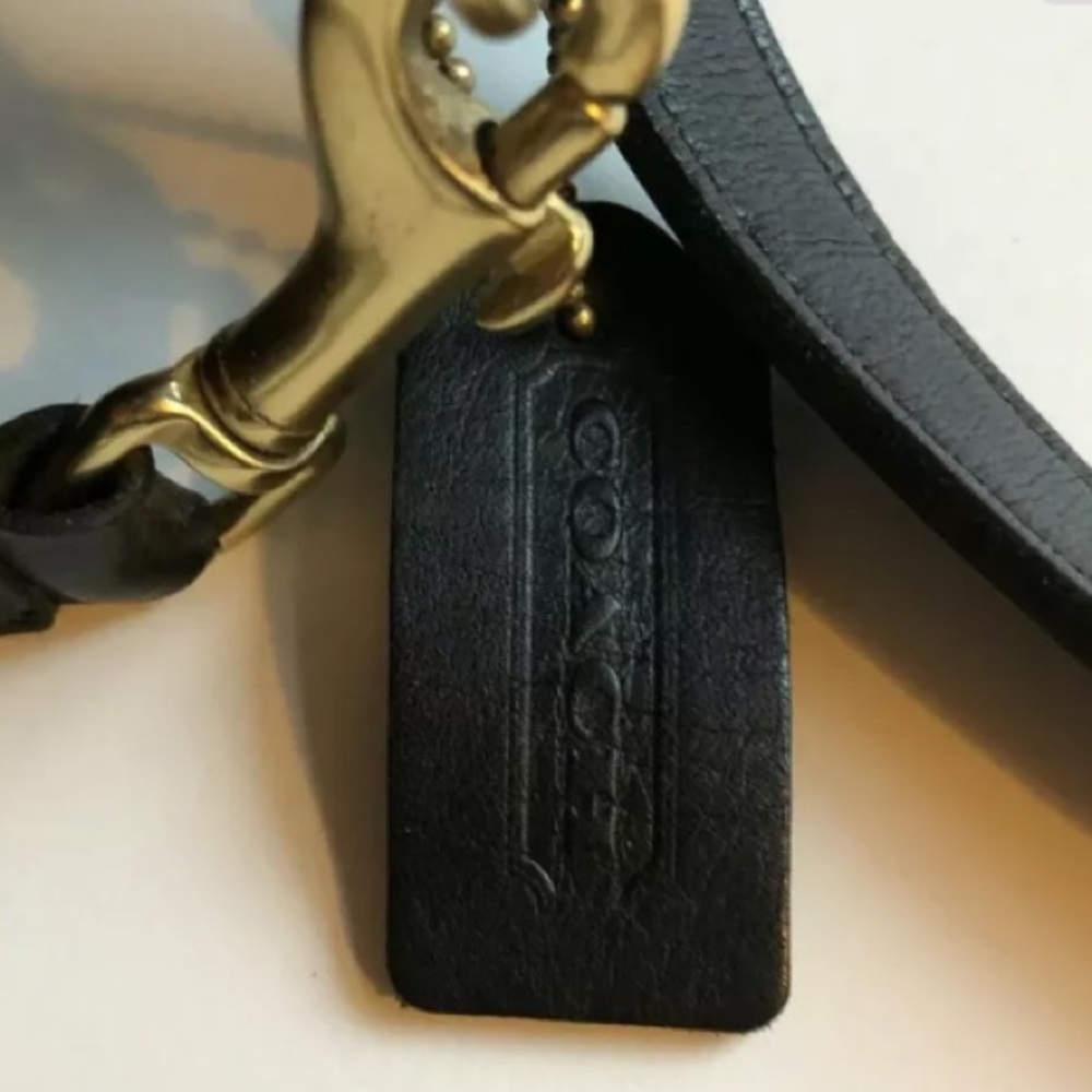 SOLD ON ANOTHER SITE - VTG Coach Court Bag  Black - Picture 5 of 11